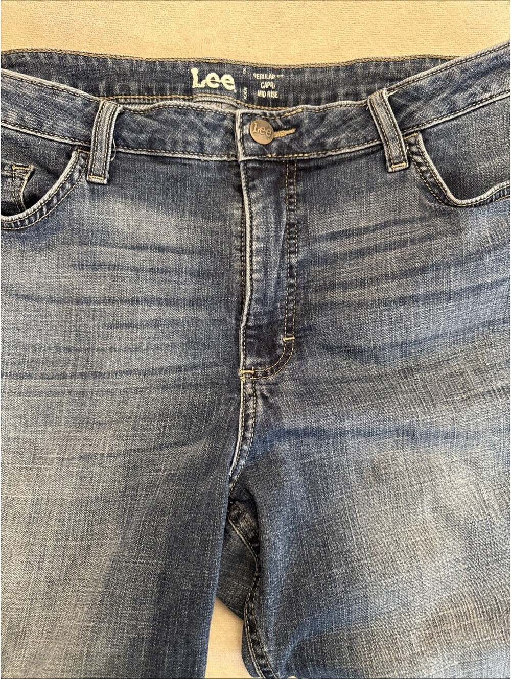 Riders by Lee Mid Rise Capri Jeans - Size 18M
